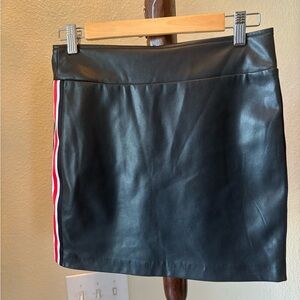 Chloe Rose faux leather skirt